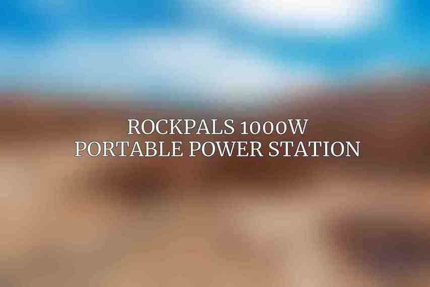 Rockpals 1000W Portable Power Station