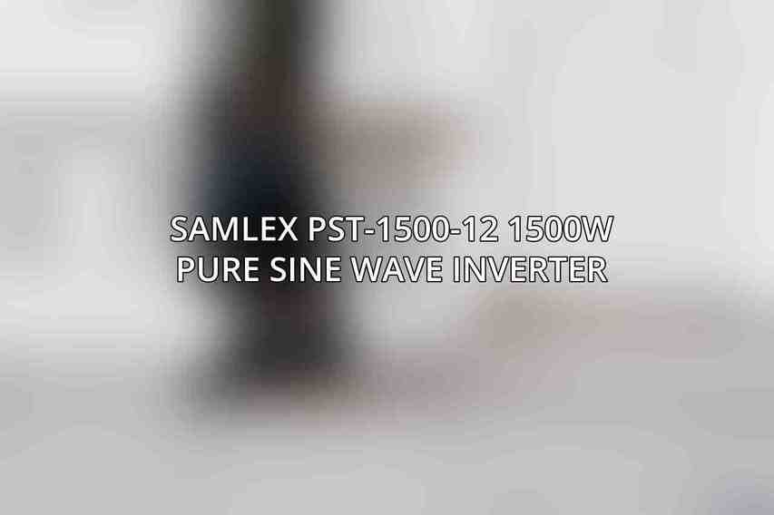 Samlex PST-1500-12 1500W Pure Sine Wave Inverter