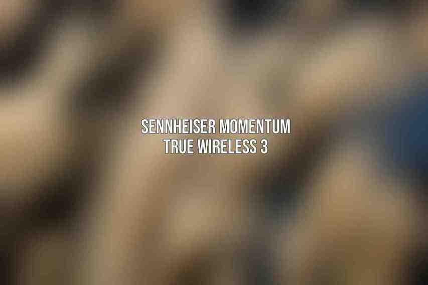 Sennheiser Momentum True Wireless 3
