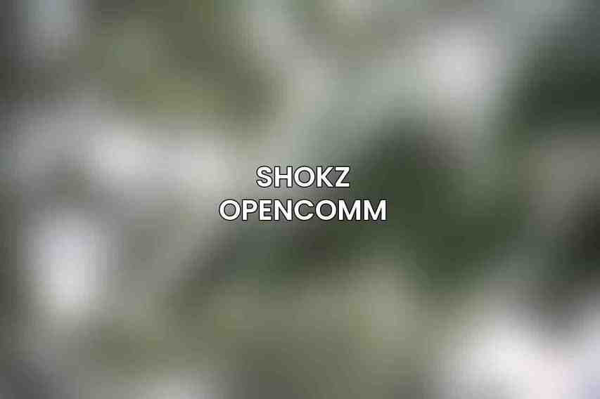 Shokz OpenComm