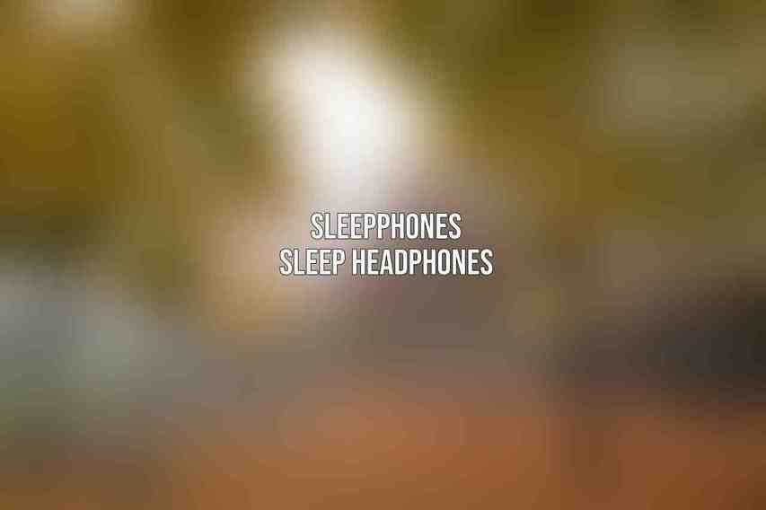 SleepPhones Sleep Headphones