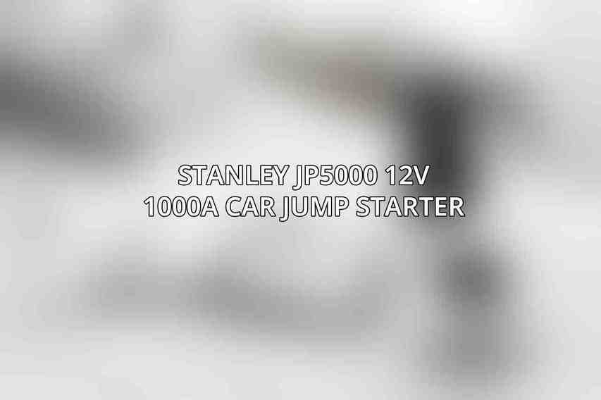 Stanley JP5000 12V 1000A Car Jump Starter
