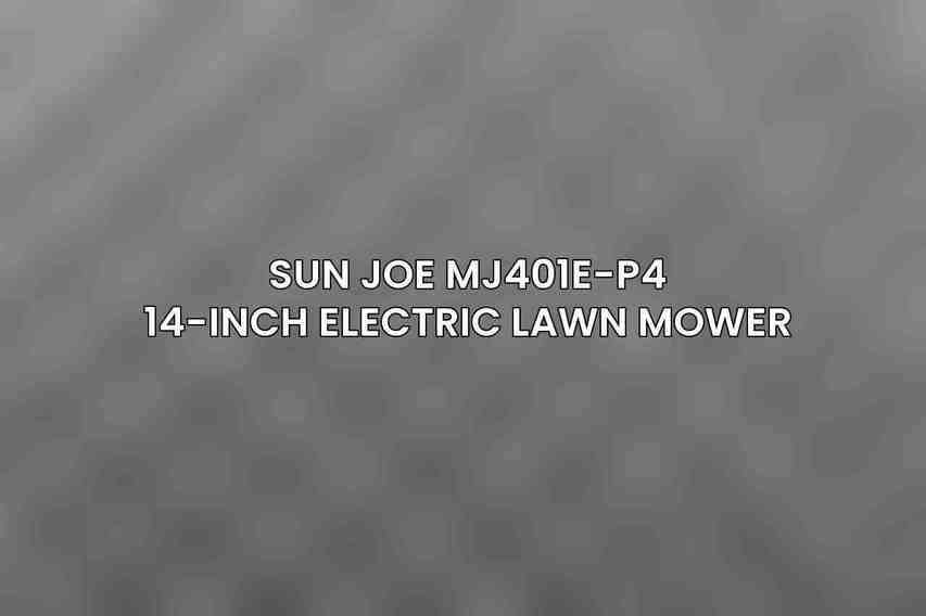 Sun Joe MJ401E-P4 14-Inch Electric Lawn Mower