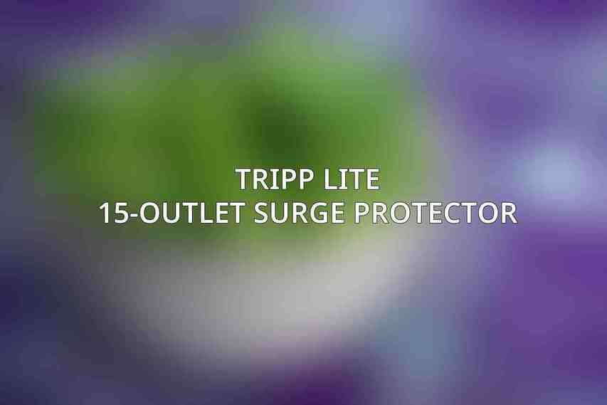 Tripp Lite 15-Outlet Surge Protector