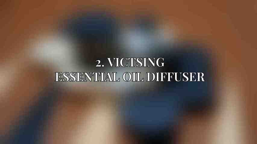 2. VicTsing Essential Oil Diffuser