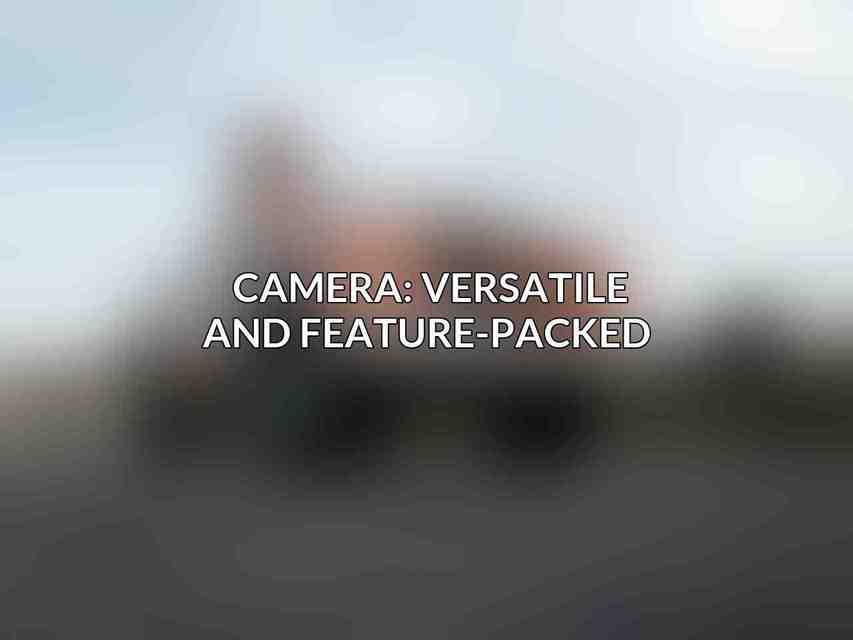 Camera: Versatile and Feature-Packed 