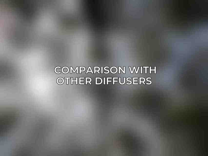 Comparison with Other Diffusers 