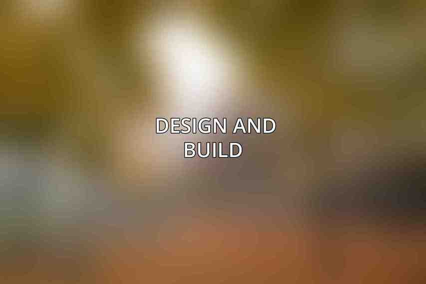 Design and Build 