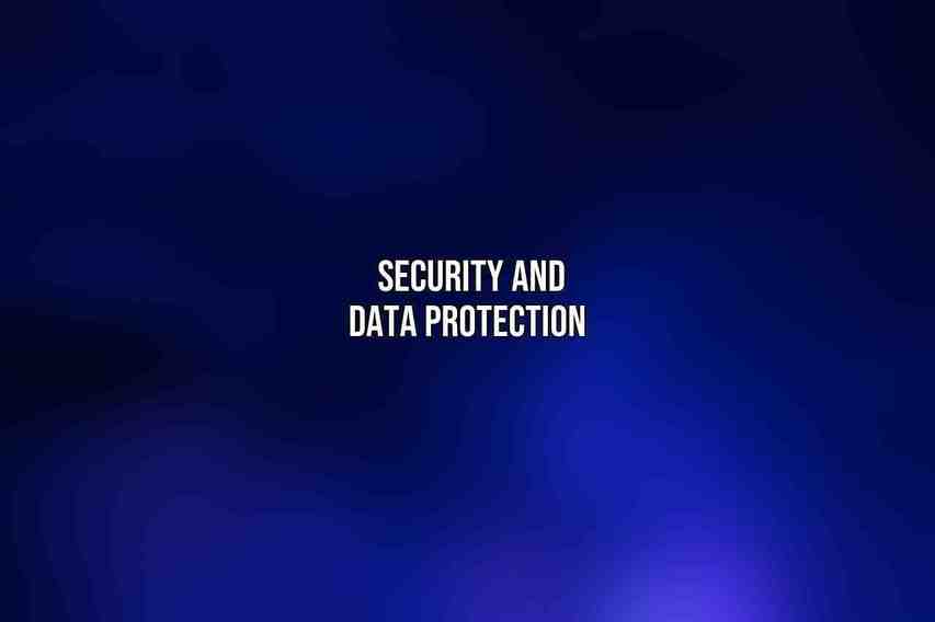 Security and Data Protection 